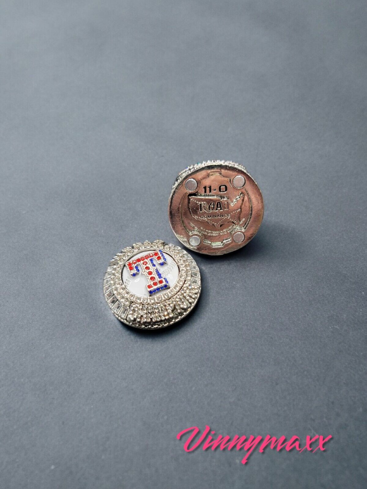 Texas Rangers 2023 Baseball Champions Ring Seager Fans Souvenirs Size 11