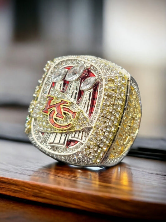 2022 Kansas City US Football Champions Ring #15 Mahomes Souvenirs Ring Sz 11