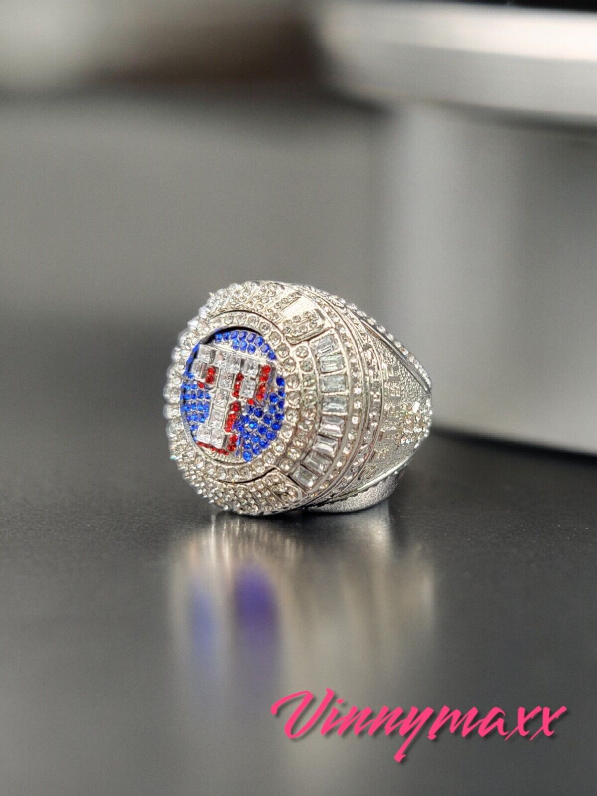 🔥 Texas Rangers 2023 Baseball Champions Ring Seager Fans Souvenirs Size 9 🔥