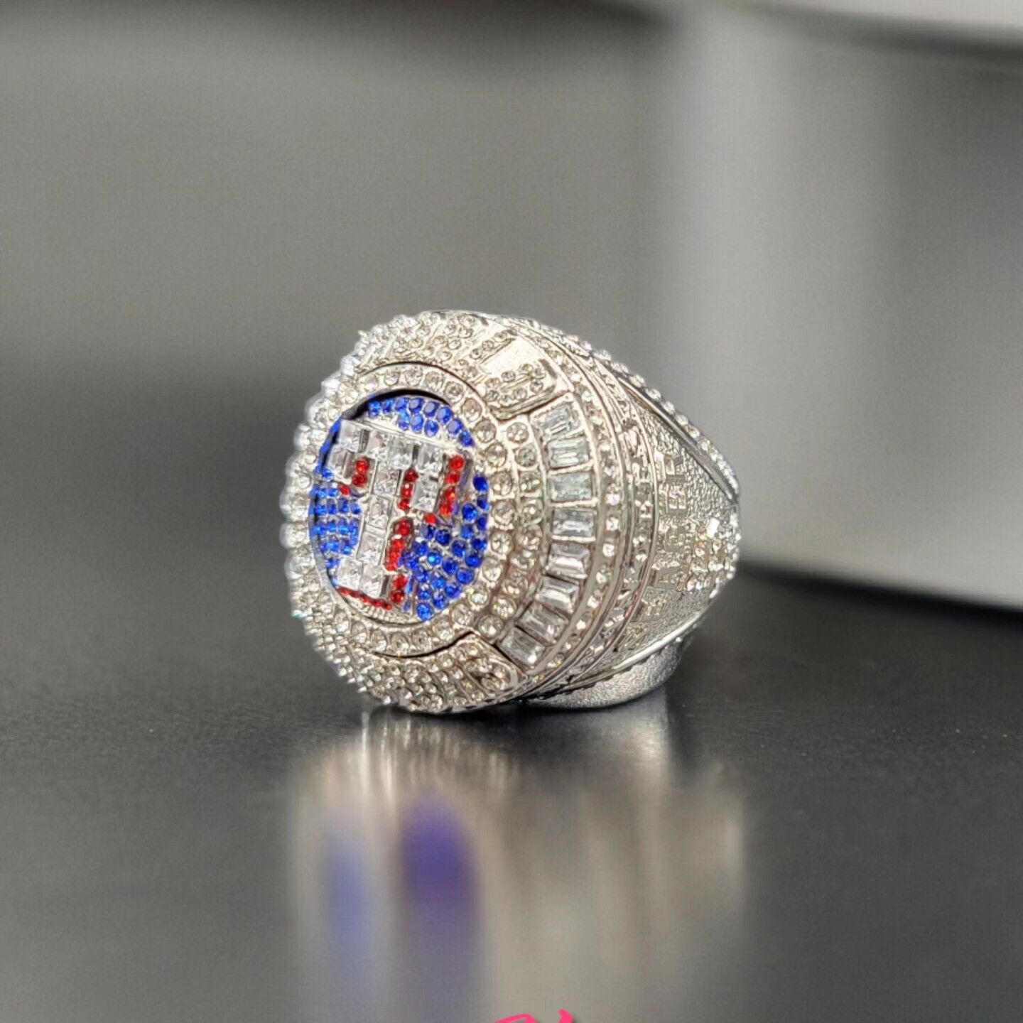 🔥 Texas Rangers 2023 Baseball Champions Ring Garcia Fans Souvenirs Size 9 🔥