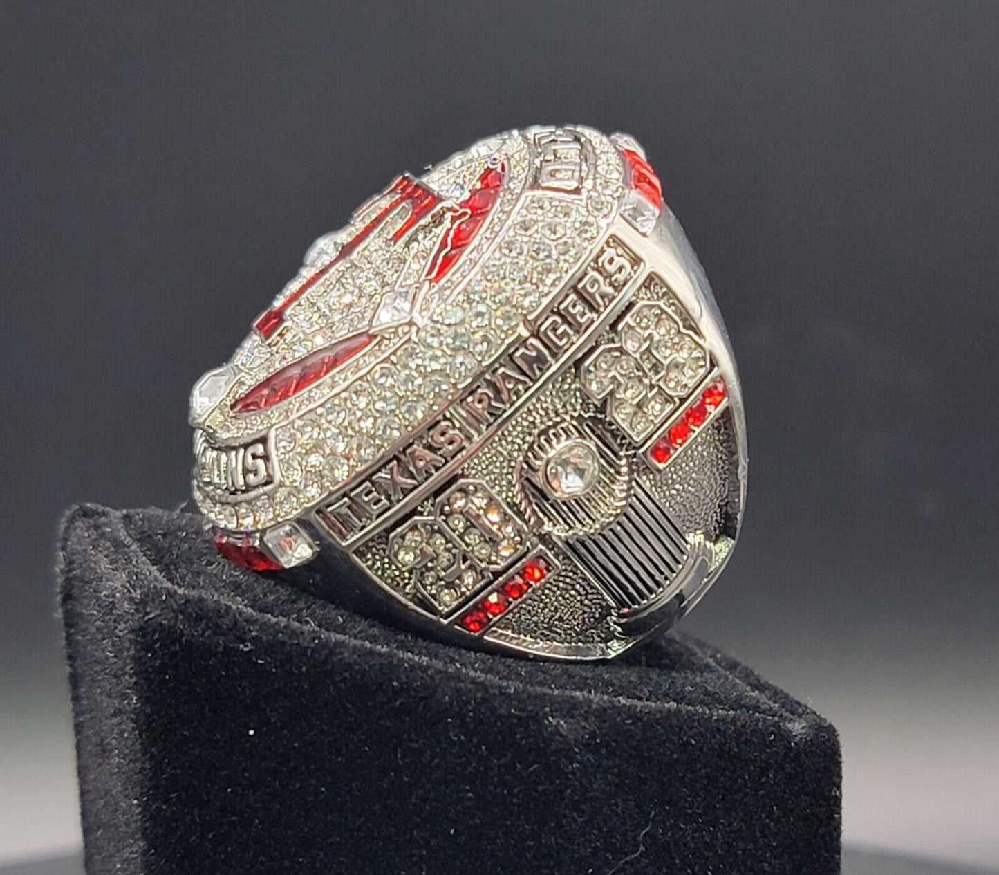 Texas Rangers 2023 Baseball Champions Ring Seager Fans Souvenirs Size 11