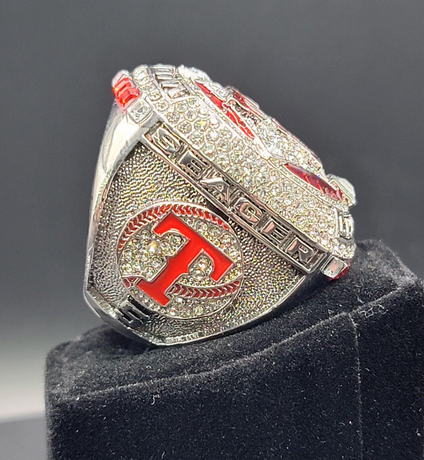 Texas Rangers 2023 Baseball Champions Ring Seager Fans Souvenirs Size 9