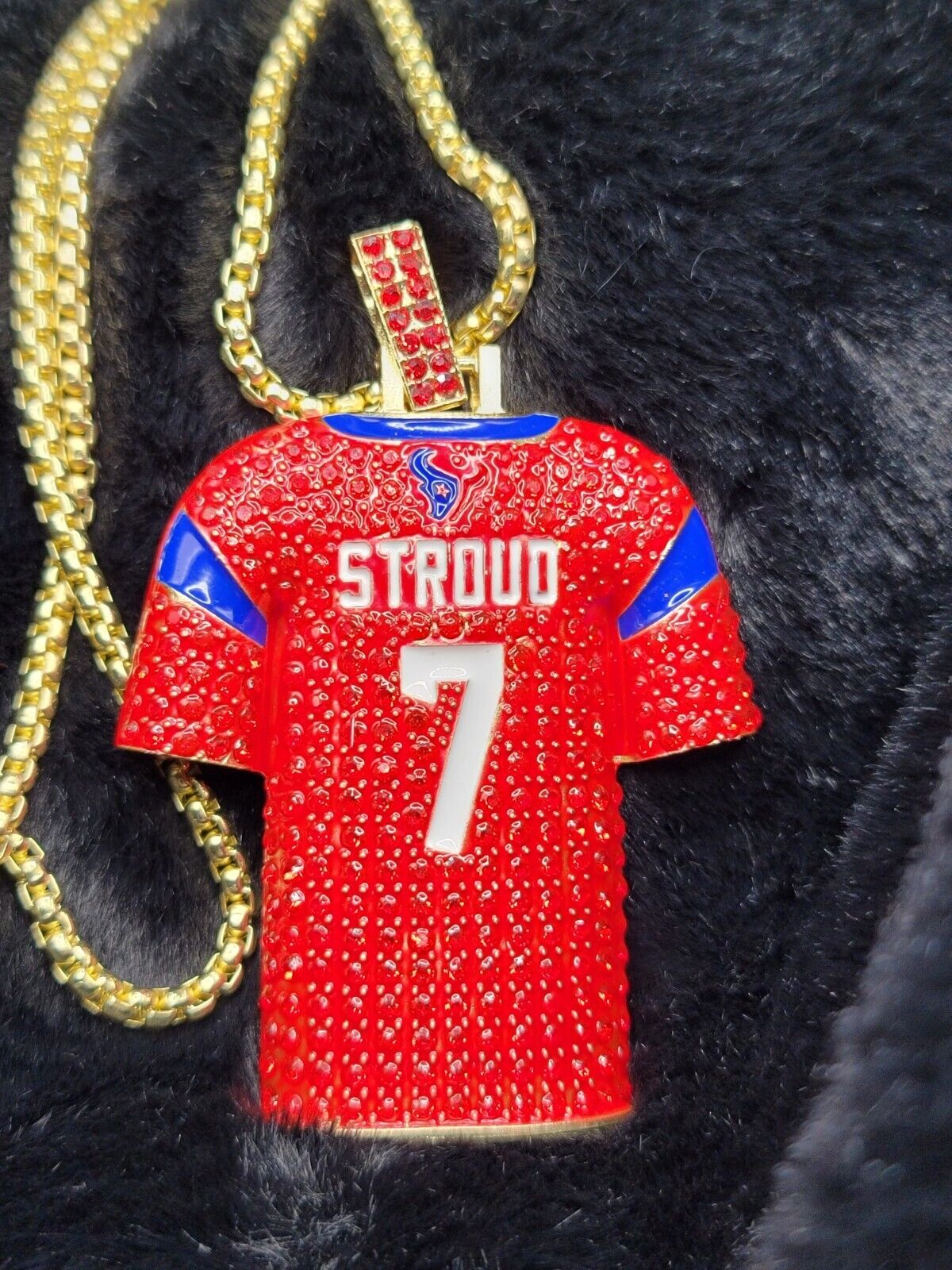 Houston Texans C.J. Stroud #7 Pendant & Chain Rookie MVP