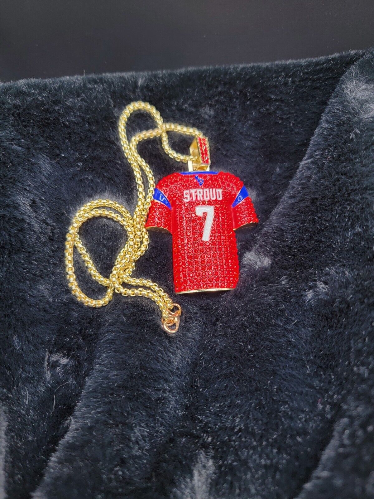 Houston Texans C.J. Stroud #7 Pendant & Chain Rookie MVP