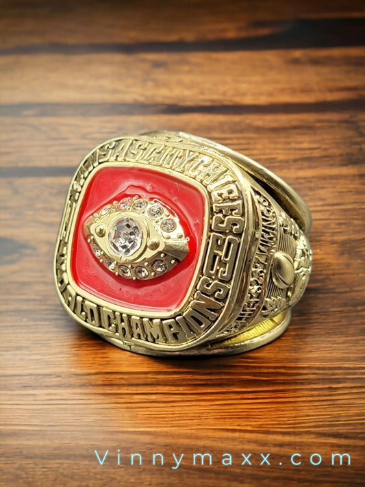 1969 Kansas City US Football Champions Ring Dawson Souvenirs Ring Sz 11