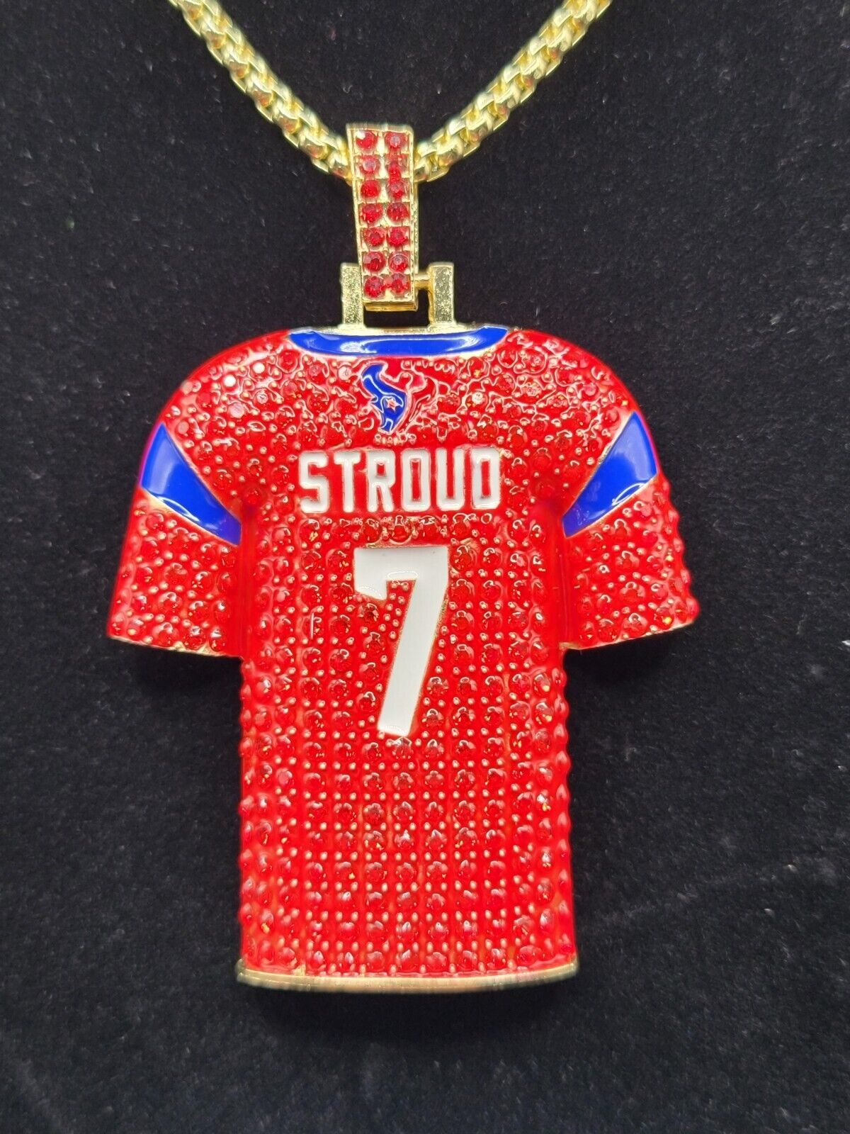 Houston Texans C.J. Stroud #7 Pendant & Chain Rookie MVP