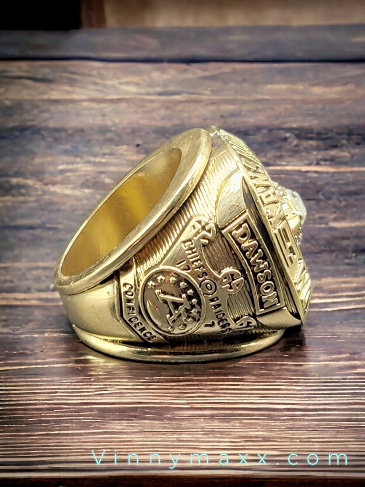 1969 Kansas City US Football Champions Ring Dawson Souvenirs Ring Sz 11